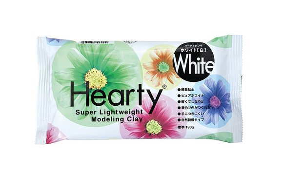 C016B 日本 Padico Hearty Clay 輕黏土 白色 180g