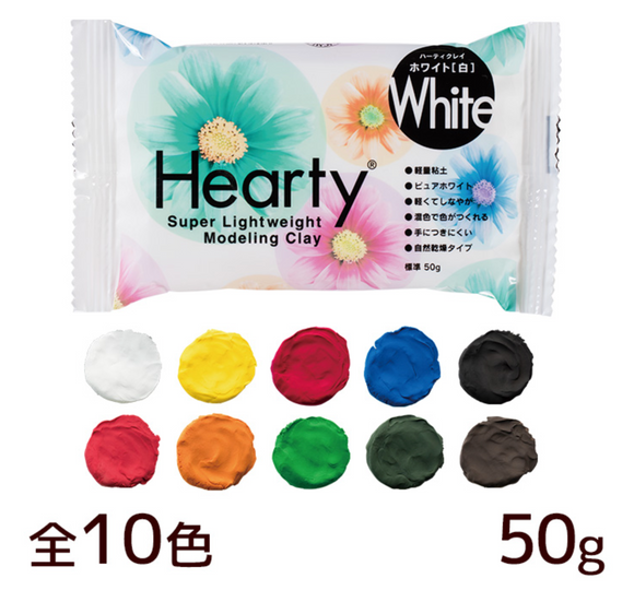 C016 日本 Padico Hearty Clay 輕黏土 彩色 50g [買5包優惠價$80]